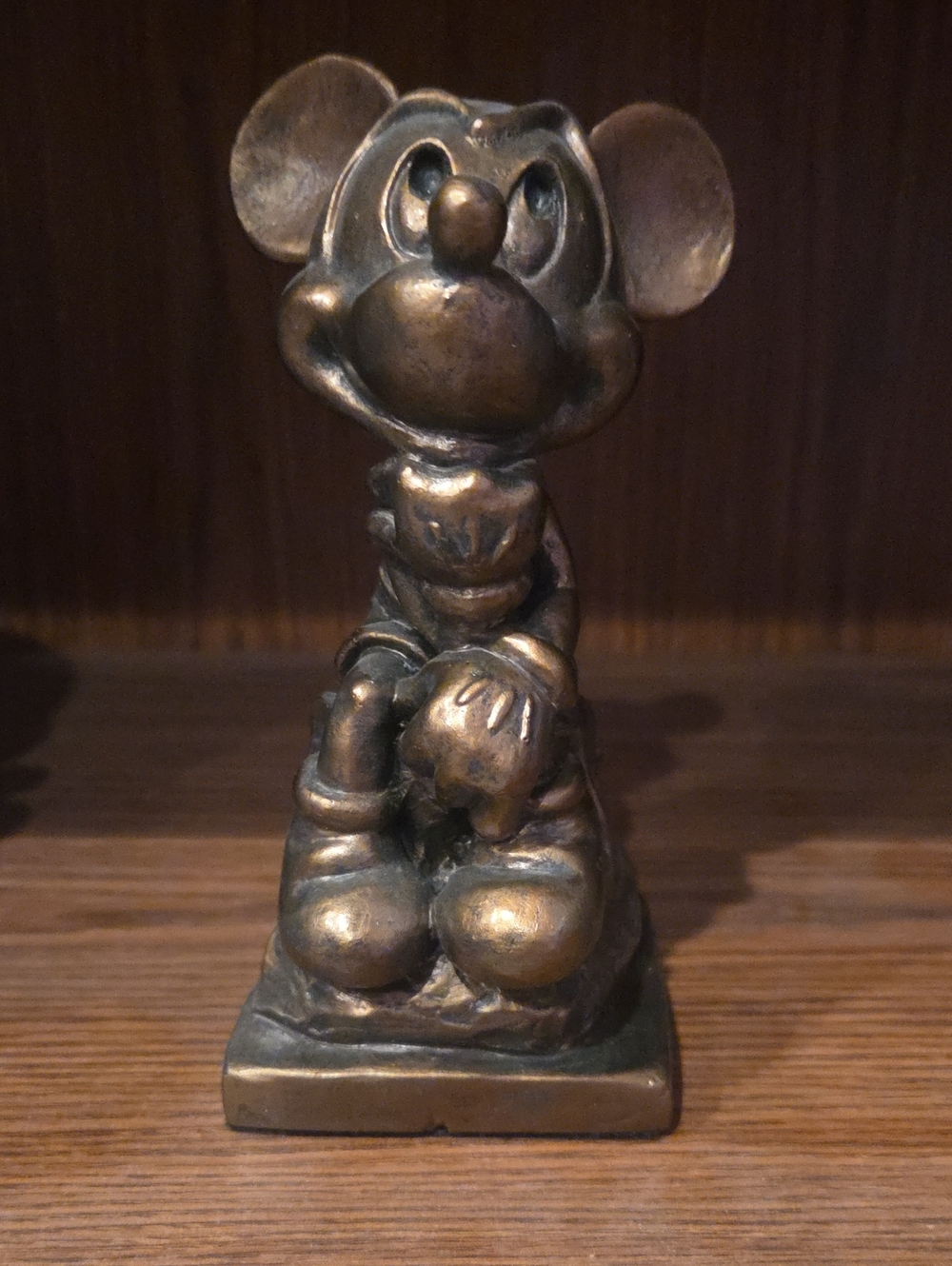Disney Bronze-Tone Mickey Sculpture
